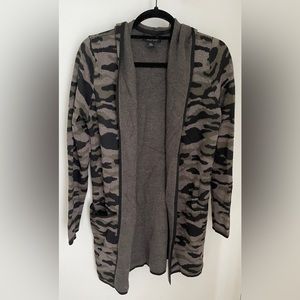 Camo sweater wrap